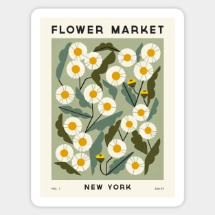 Flower Market No. 1 Sticker